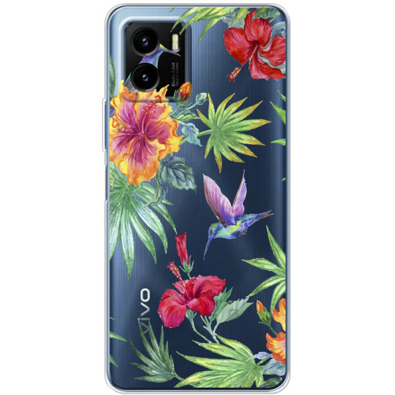 Прозрачный чехол BoxFace Vivo Y15S Tropical