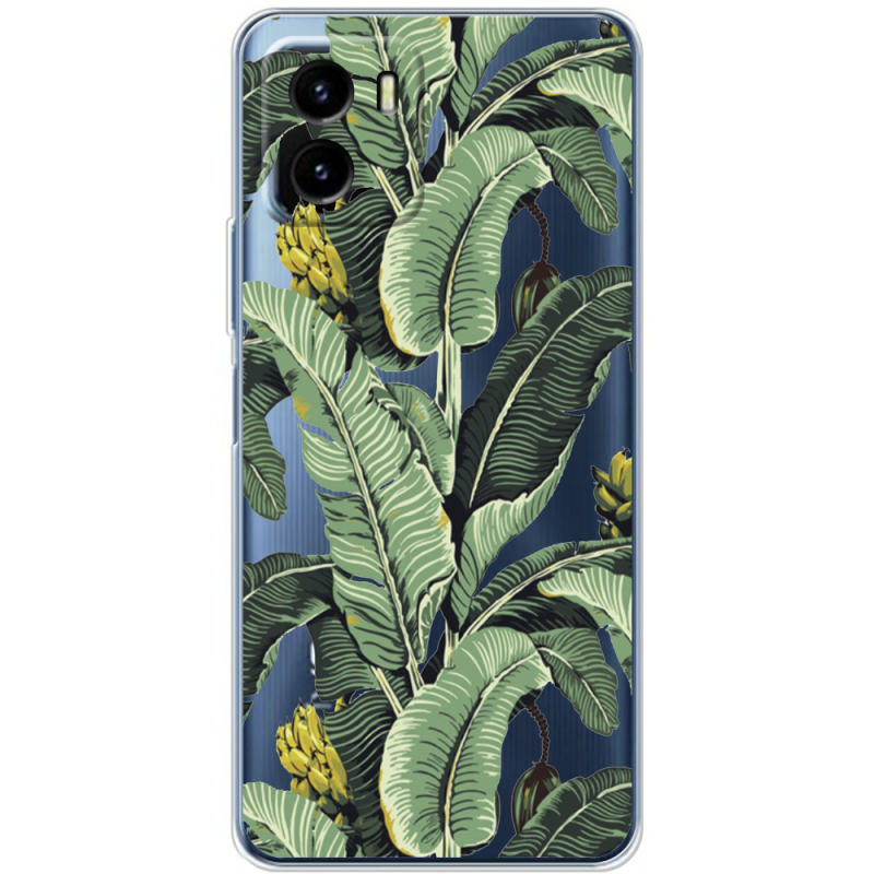 Прозрачный чехол BoxFace Vivo Y15S Banana Leaves