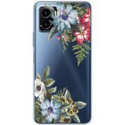 Прозрачный чехол BoxFace Vivo Y15S Floral