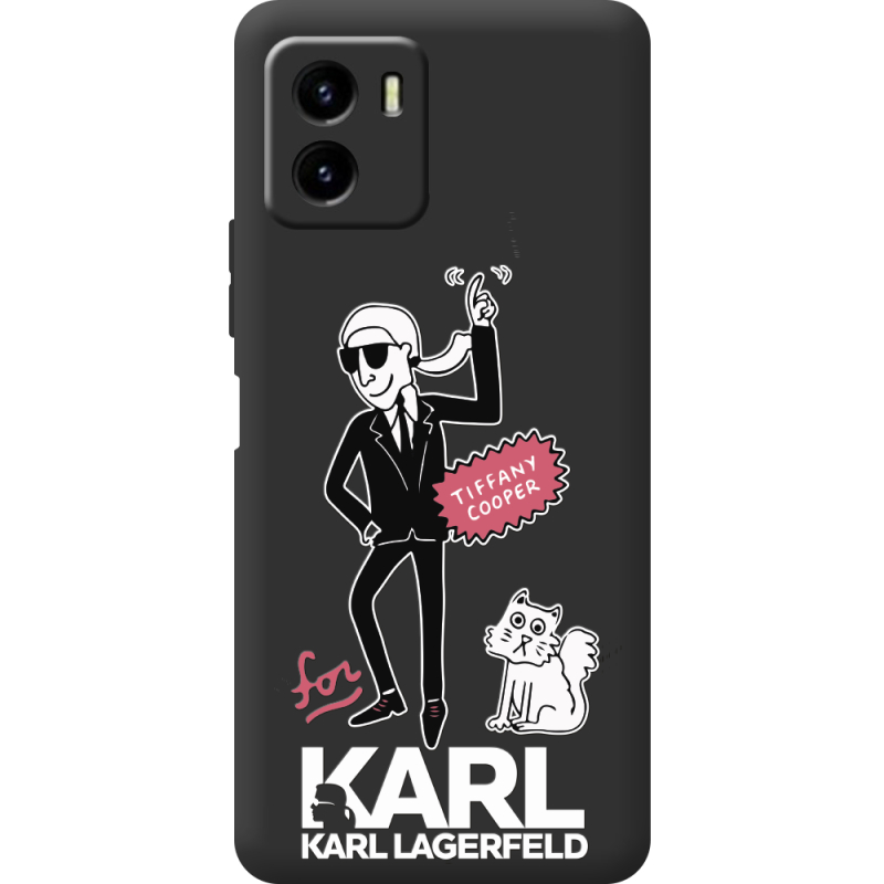 Черный чехол BoxFace Vivo Y15S For Karl