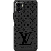 Черный чехол BoxFace Vivo Y15S LV Style