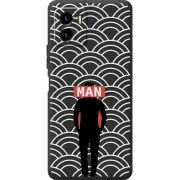 Черный чехол BoxFace Vivo Y15S Man Pattern