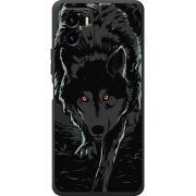 Черный чехол BoxFace Vivo Y15S Wolf