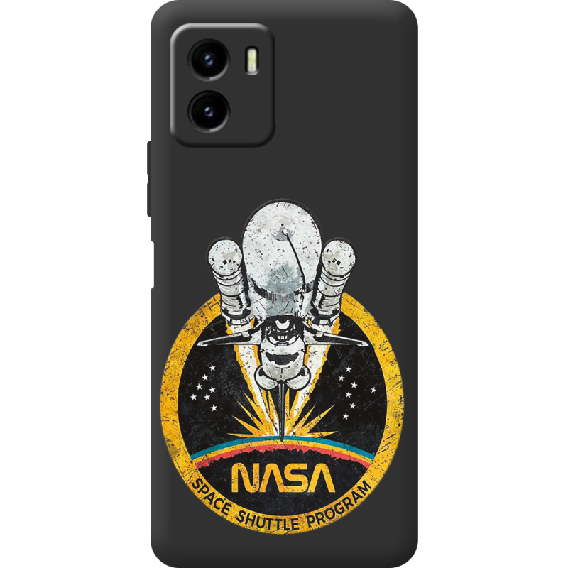 Черный чехол BoxFace Vivo Y15S NASA Spaceship