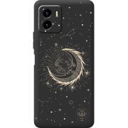 Черный чехол BoxFace Vivo Y15S Moon