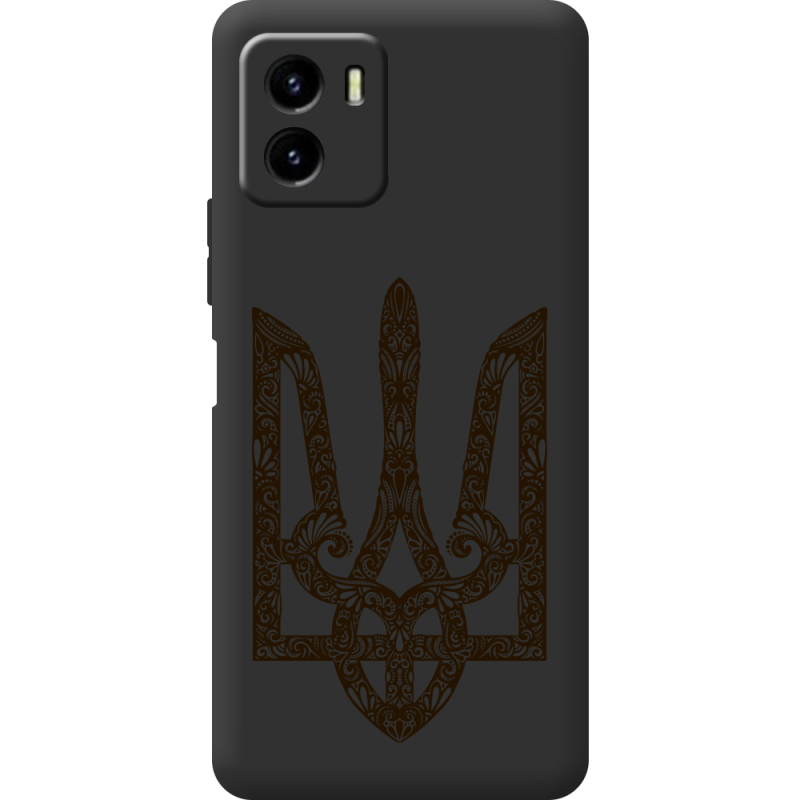 Черный чехол BoxFace Vivo Y15S Ukrainian Trident