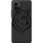 Черный чехол BoxFace Vivo Y15S Wolf