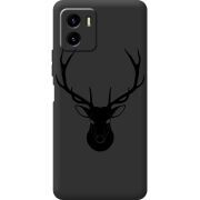 Черный чехол BoxFace Vivo Y15S Deer