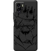 Черный чехол BoxFace Vivo Y15S Bear King