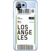 Прозрачный чехол BoxFace Xiaomi Mi 11 Lite Ticket Los Angeles