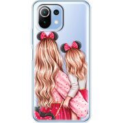 Прозрачный чехол BoxFace Xiaomi Mi 11 Lite Mouse Girls