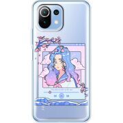 Прозрачный чехол BoxFace Xiaomi Mi 11 Lite The Sakuras Will Cry For You
