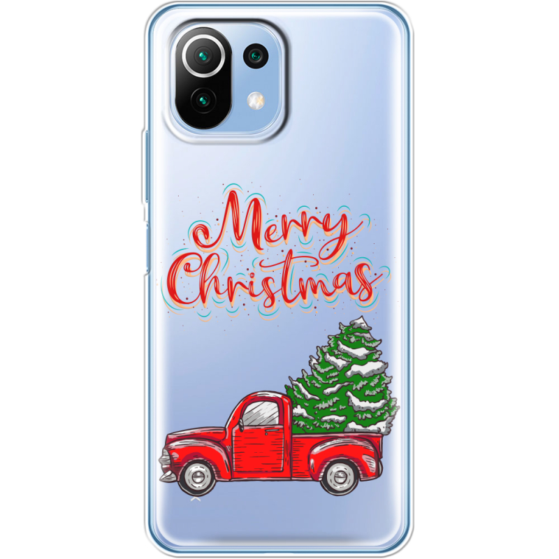 Прозрачный чехол BoxFace Xiaomi Mi 11 Lite Holiday Car