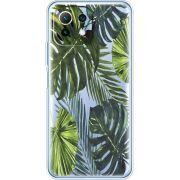 Прозрачный чехол BoxFace Xiaomi Mi 11 Lite Palm Tree