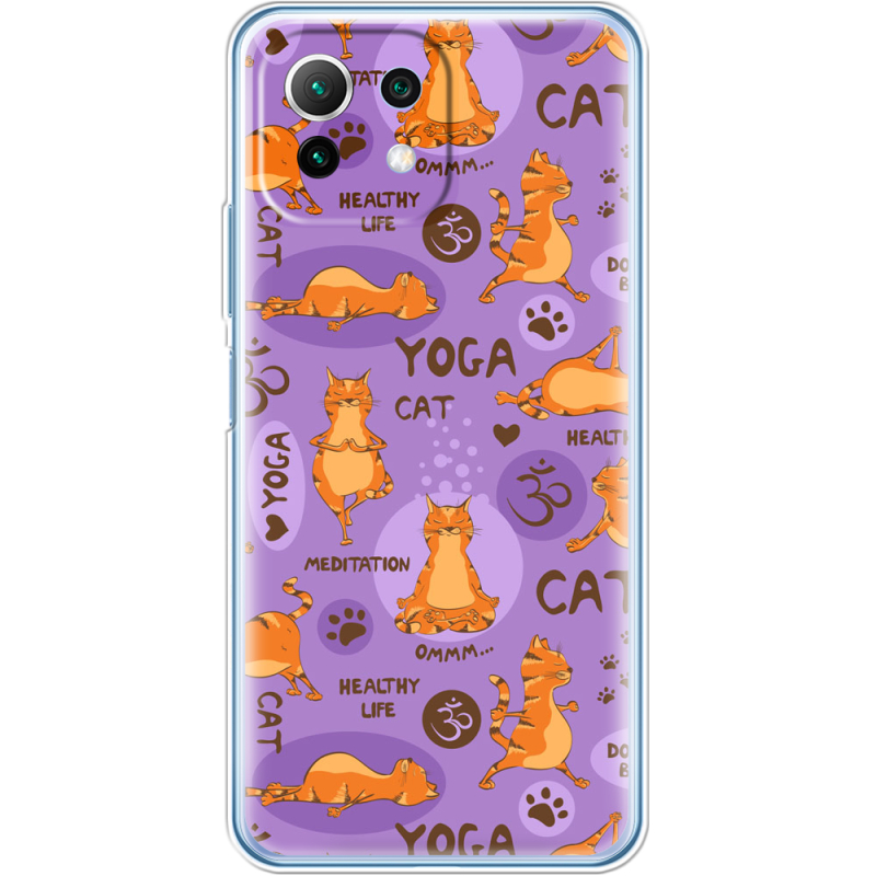 Чехол BoxFace Xiaomi Mi 11 Lite Yoga Cat