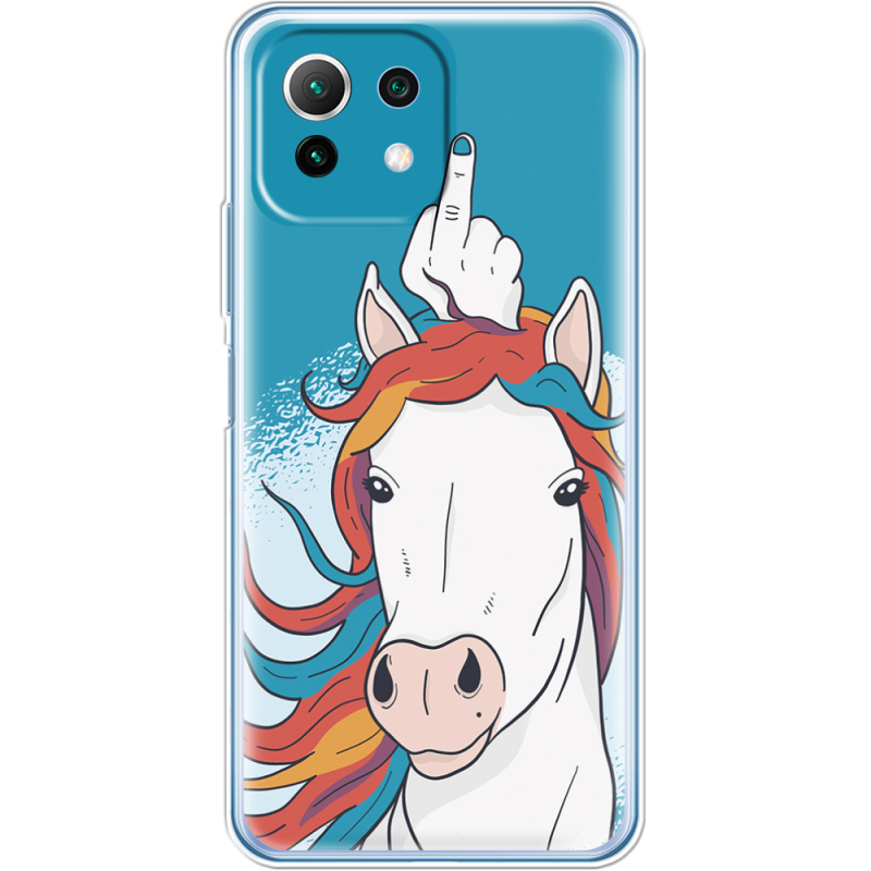 Чехол BoxFace Xiaomi Mi 11 Lite Fuck Unicorn