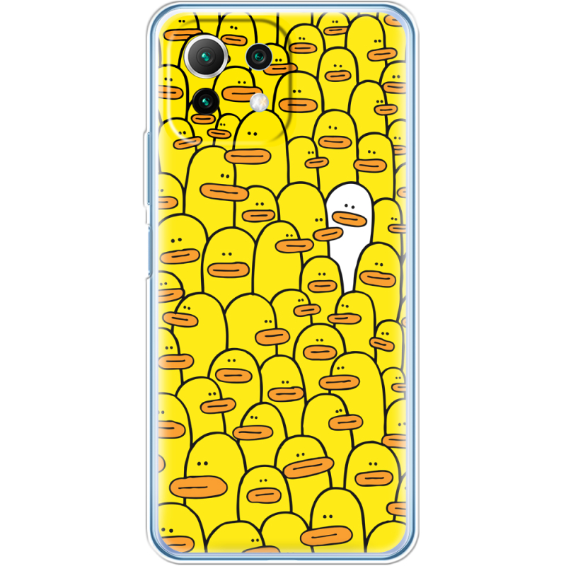 Чехол BoxFace Xiaomi Mi 11 Lite Yellow Ducklings