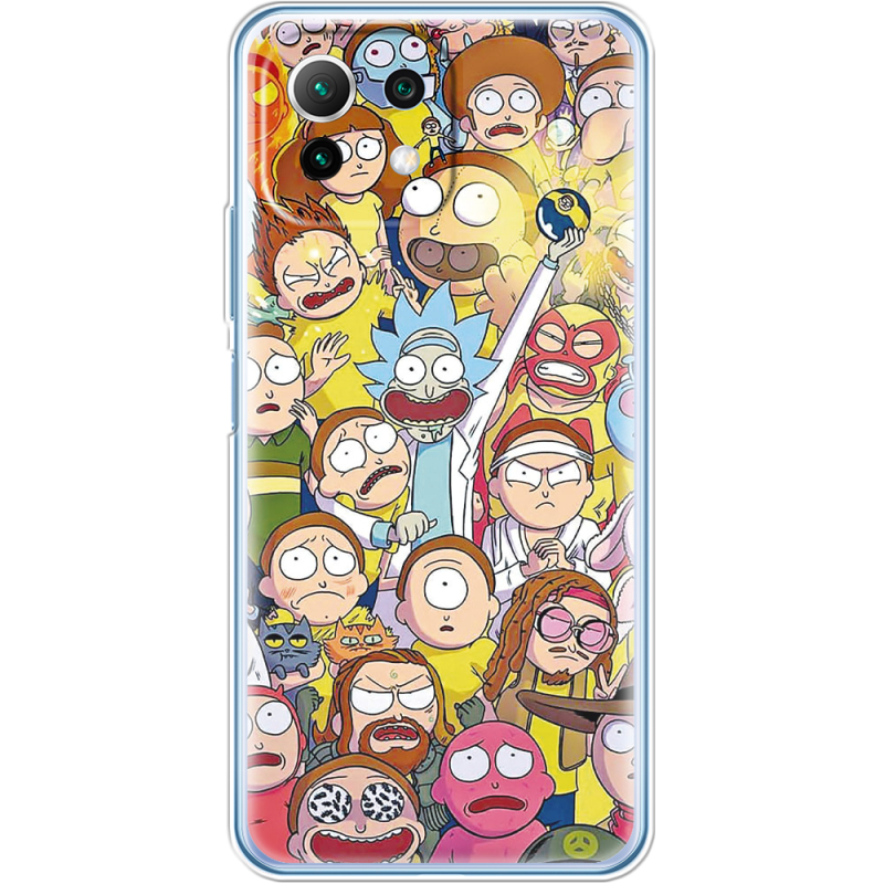 Чехол BoxFace Xiaomi Mi 11 Lite Rick and Morty