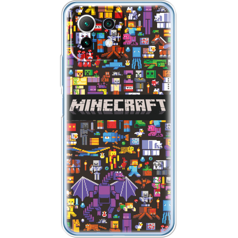 Чехол BoxFace Xiaomi Mi 11 Lite Minecraft Mobbery