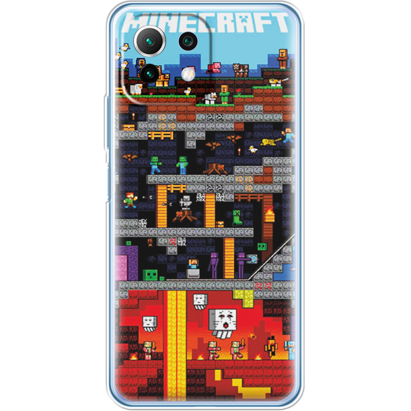 Чехол BoxFace Xiaomi Mi 11 Lite Minecraft Lode Runner