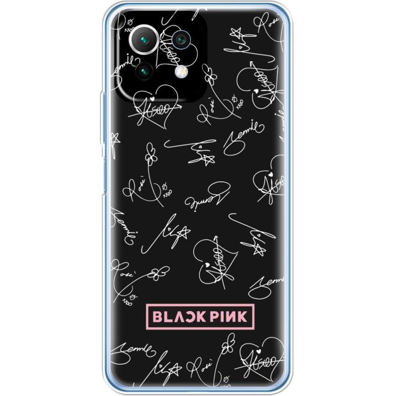 Чехол BoxFace Xiaomi Mi 11 Lite Blackpink автограф