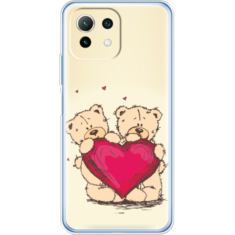 Чехол BoxFace Xiaomi Mi 11 Lite Teddy Bear Love