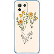 Чехол BoxFace Xiaomi Mi 11 Lite Flower Hands