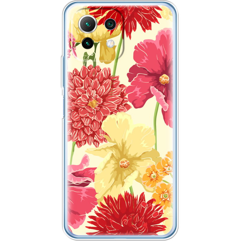 Чехол BoxFace Xiaomi Mi 11 Lite Flower Bed