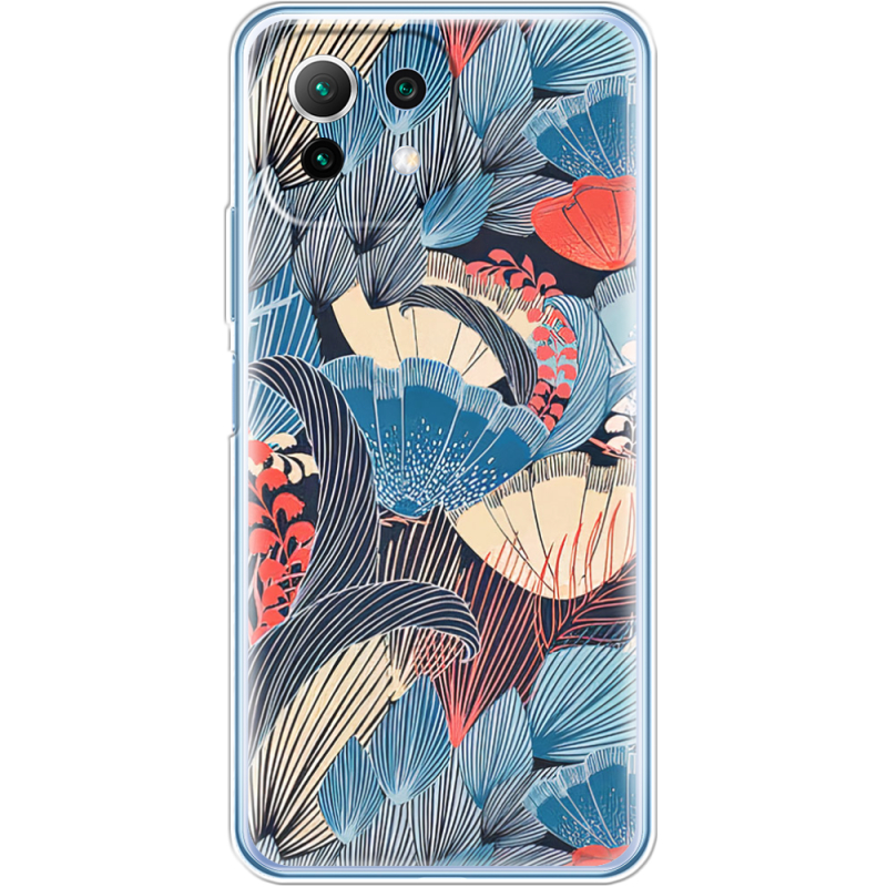 Чехол BoxFace  Xiaomi 11 Lite 5G NE Blue Herb