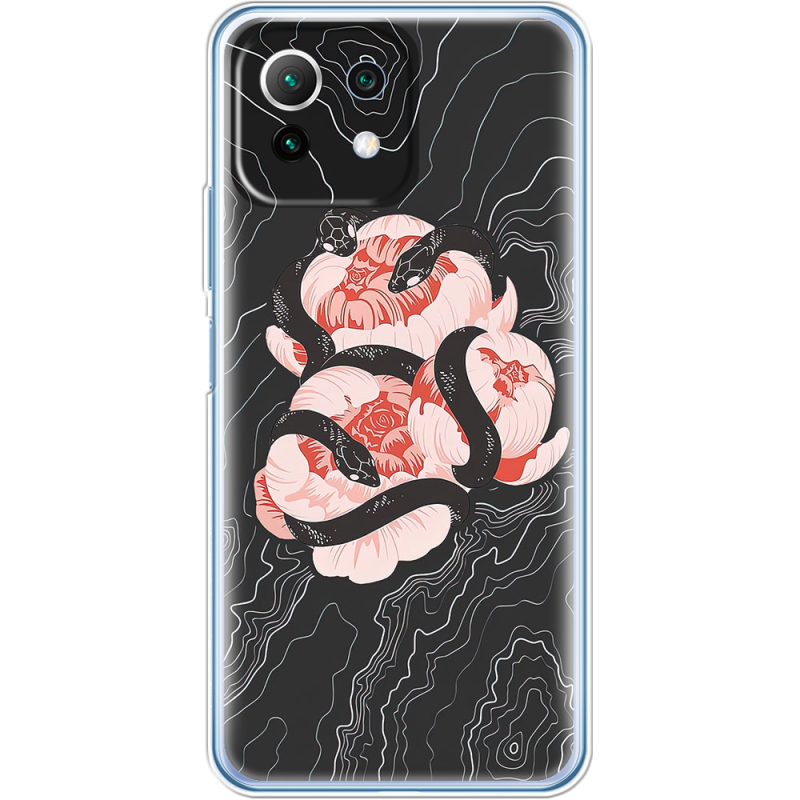 Чехол BoxFace  Xiaomi 11 Lite 5G NE Snake Rose
