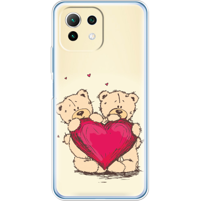 Чехол BoxFace  Xiaomi 11 Lite 5G NE Teddy Bear Love
