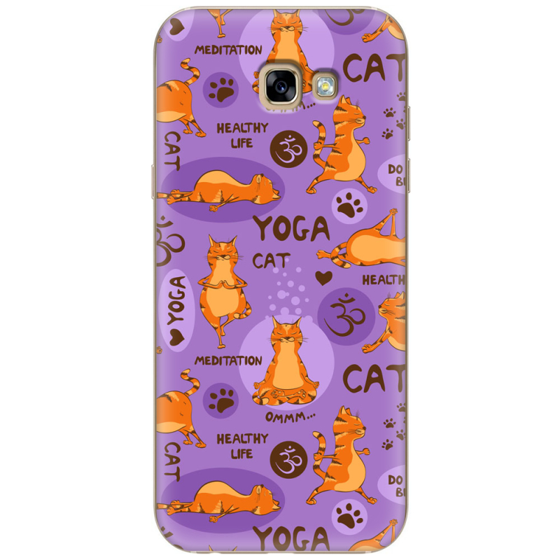 Чехол Uprint Samsung A720 Galaxy A7 2017 Yoga Cat