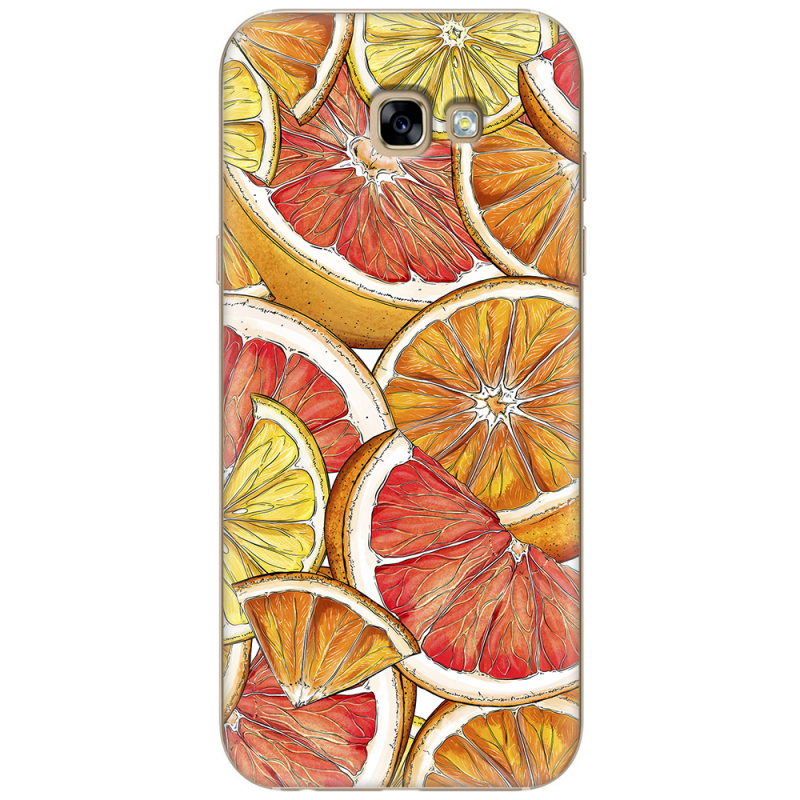 Чехол Uprint Samsung A720 Galaxy A7 2017 Citrus Pattern