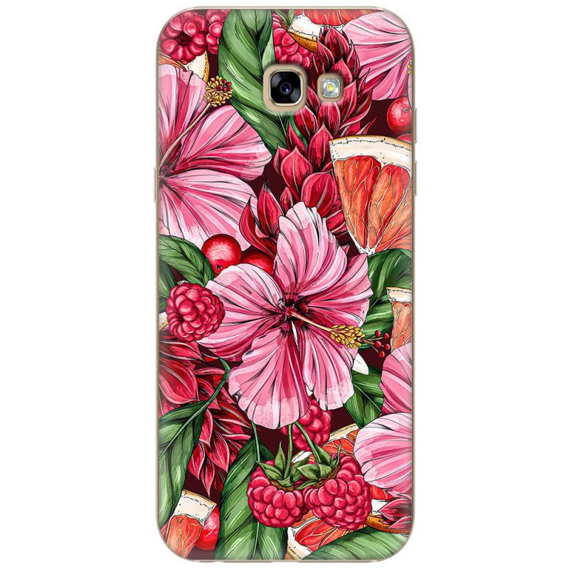 Чехол Uprint Samsung A720 Galaxy A7 2017 Tropical Flowers