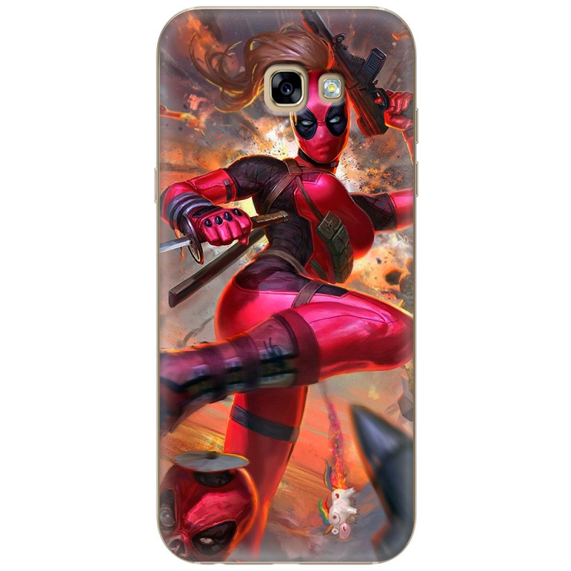 Чехол Uprint Samsung A720 Galaxy A7 2017 Woman Deadpool