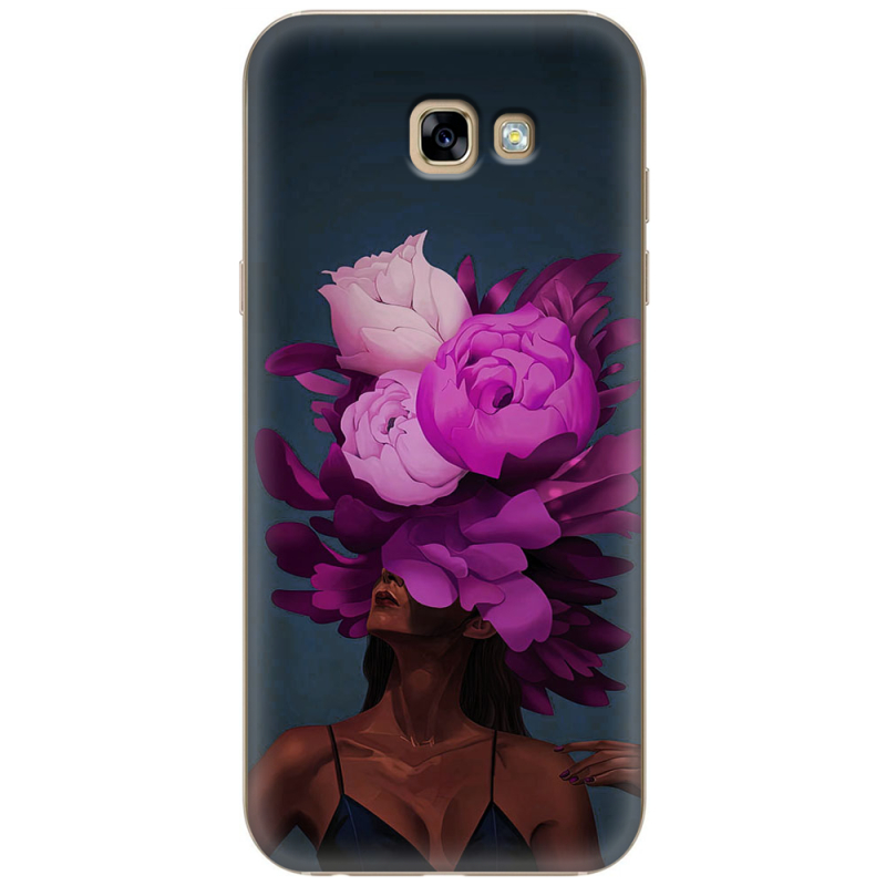 Чехол Uprint Samsung A720 Galaxy A7 2017 Exquisite Purple Flowers