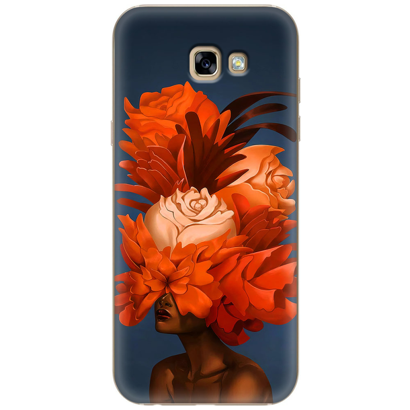 Чехол Uprint Samsung A720 Galaxy A7 2017 Exquisite Orange Flowers