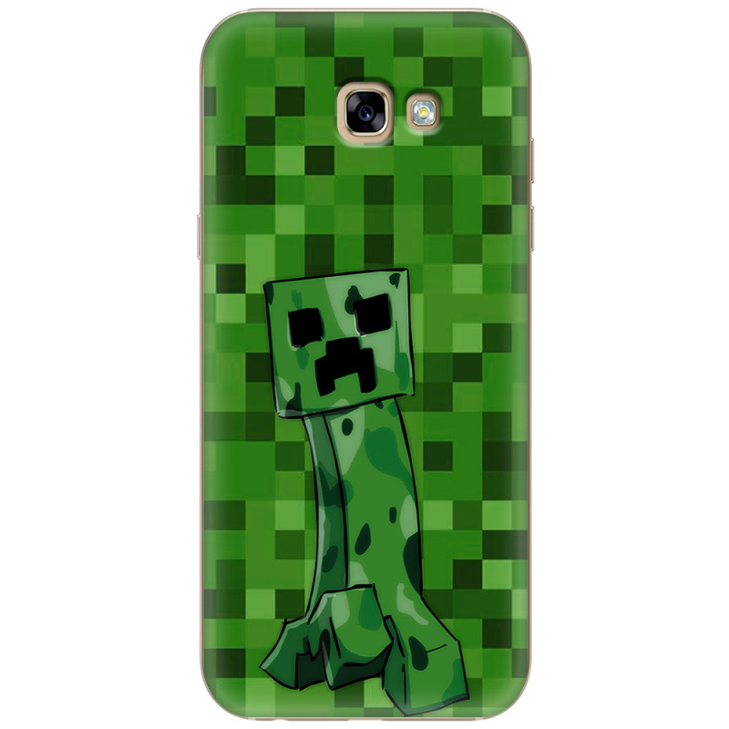 Чехол Uprint Samsung A720 Galaxy A7 2017 Minecraft Creeper