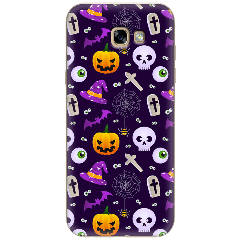 Чехол Uprint Samsung A720 Galaxy A7 2017 Halloween Purple Mood