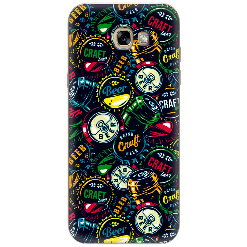 Чехол Uprint Samsung A720 Galaxy A7 2017 Bottle Caps