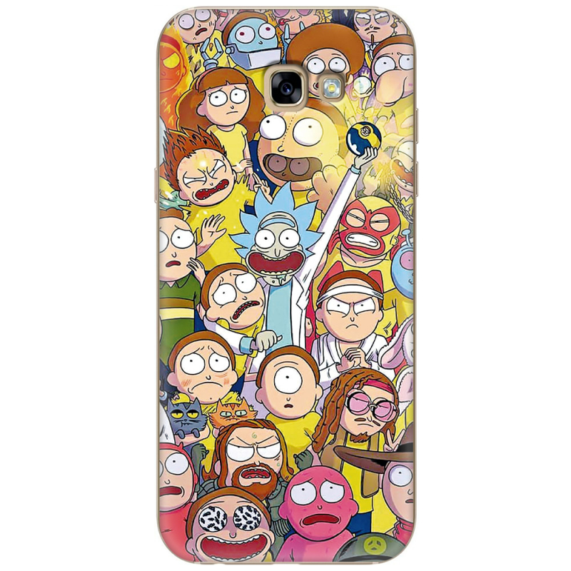 Чехол Uprint Samsung A720 Galaxy A7 2017 Rick and Morty