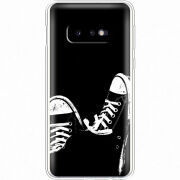 Чехол Uprint Samsung G970 Galaxy S10e Black Sneakers