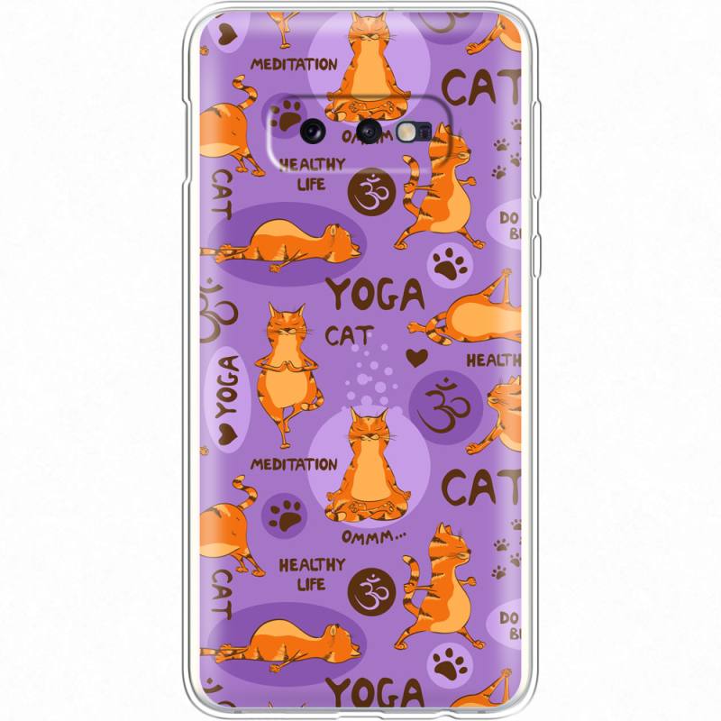 Чехол Uprint Samsung G970 Galaxy S10e Yoga Cat