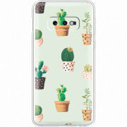 Чехол Uprint Samsung G970 Galaxy S10e L-green Cacti