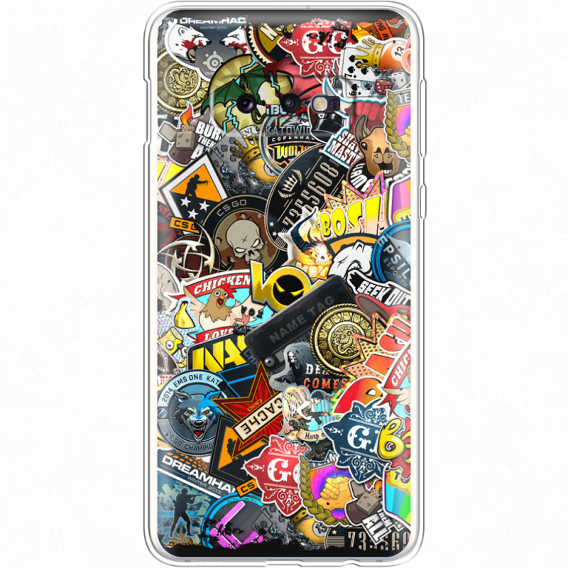 Чехол Uprint Samsung G970 Galaxy S10e CS:Go Stickerbombing