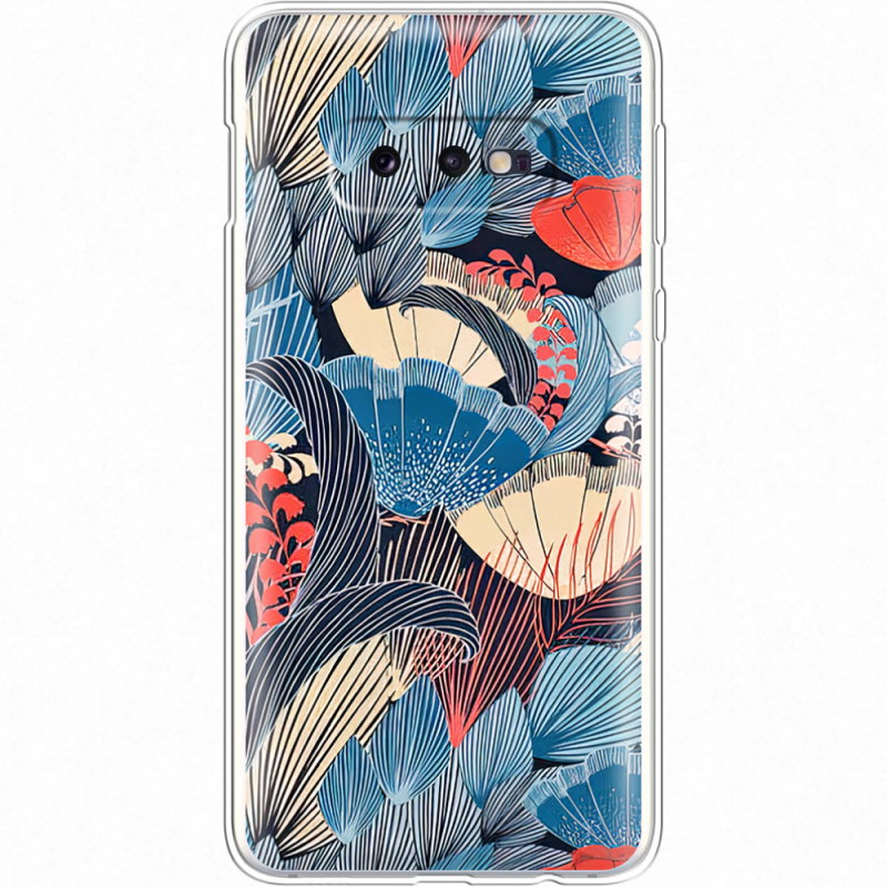 Чехол Uprint Samsung G970 Galaxy S10e Blue Herb