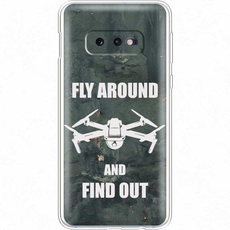 Чехол Uprint Samsung G970 Galaxy S10e Дрон Fly Around