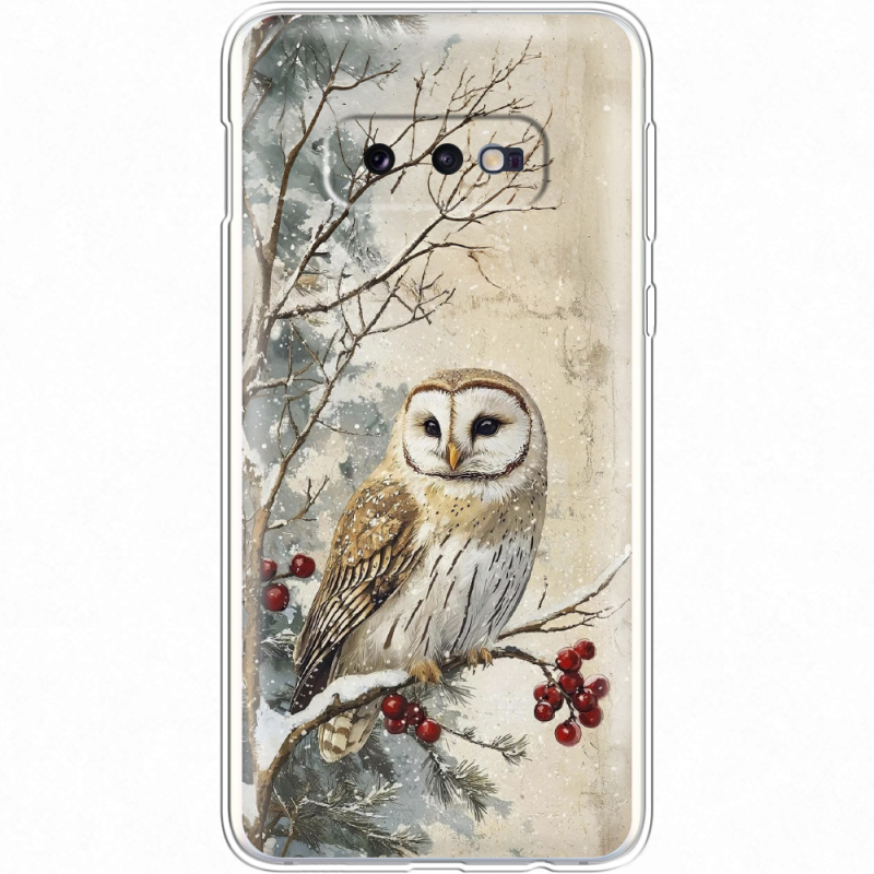 Чехол Uprint Samsung G970 Galaxy S10e Christmas Owl
