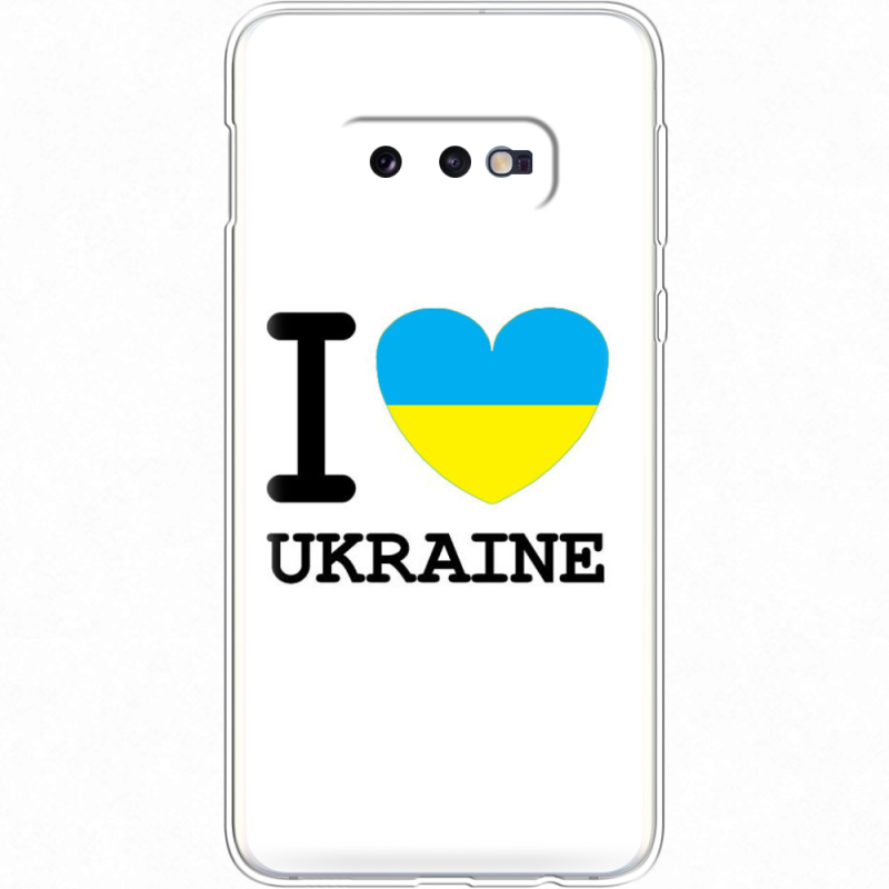 Чехол Uprint Samsung G970 Galaxy S10e I love Ukraine