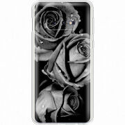 Чехол Uprint Samsung G970 Galaxy S10e Black and White Roses